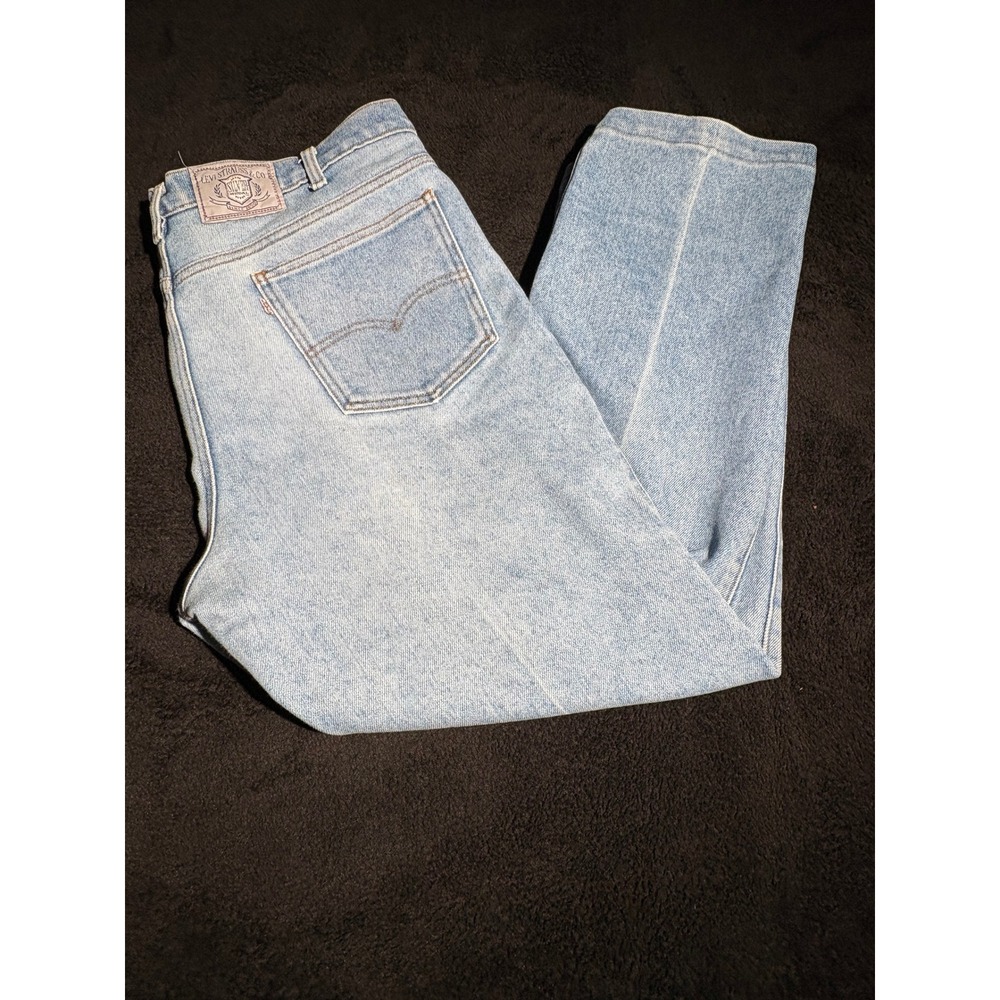 Vintage Levi's Silver Tab Jeans Men's Light Wash Denim Relaxed Fit Jeans W40 L30